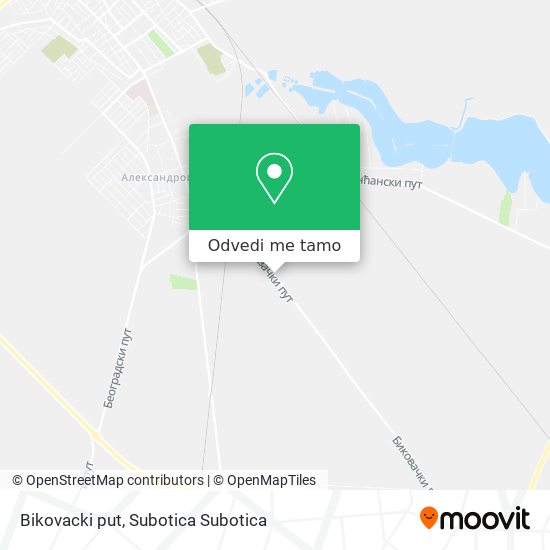 Bikovacki put mapa