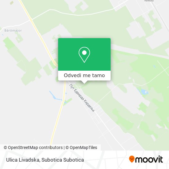 Ulica Livadska mapa