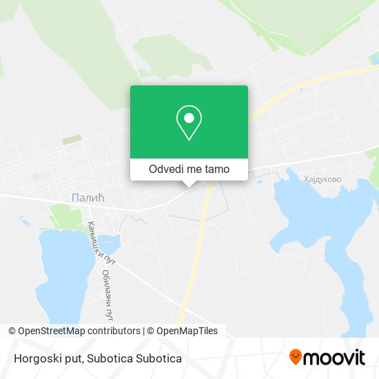 Horgoski put mapa