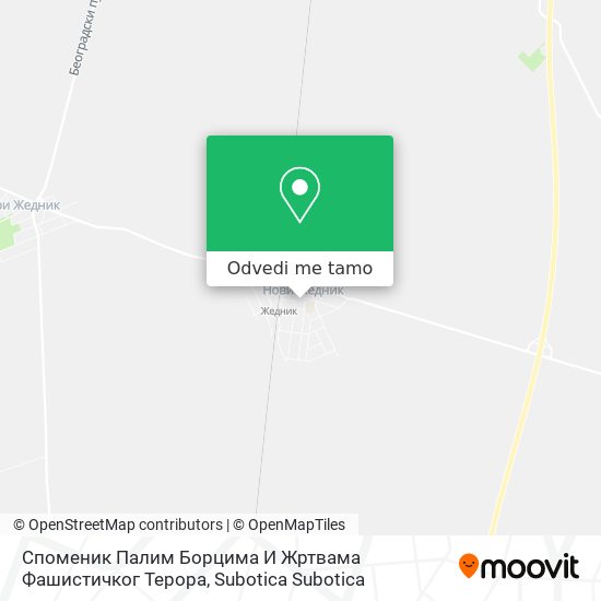 Споменик Палим Борцима И Жртвама Фашистичког Терора mapa