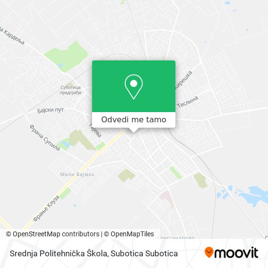 Srednja Politehnička Škola mapa