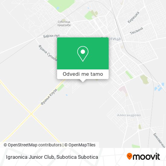 Igraonica Junior Club mapa