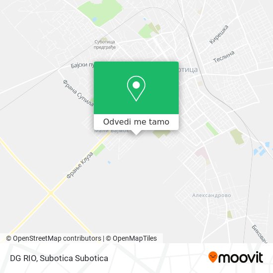 DG RIO mapa
