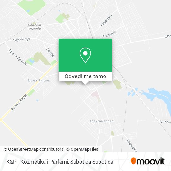 K&P - Kozmetika i Parfemi mapa