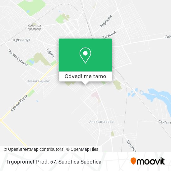Trgopromet-Prod. 57 mapa