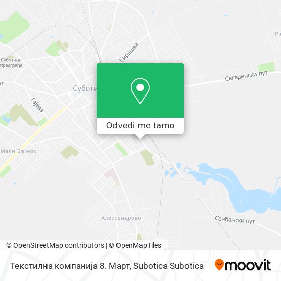 Текстилна компанија 8. Март mapa