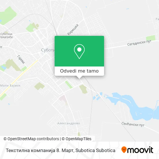 Текстилна компанија 8. Март mapa