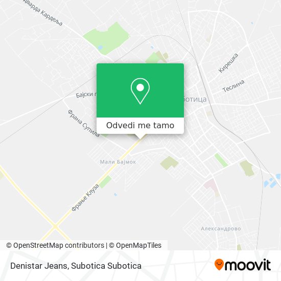 Denistar Jeans mapa