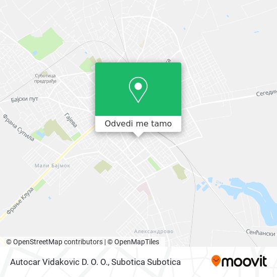 Autocar Vidakovic D. O. O. mapa