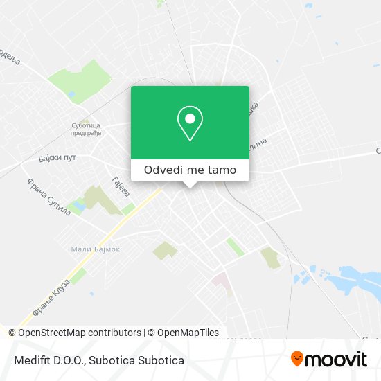Medifit D.O.O. mapa
