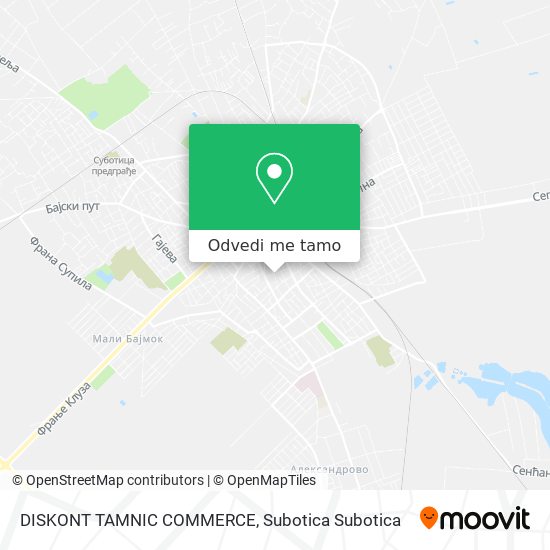 DISKONT TAMNIC COMMERCE mapa