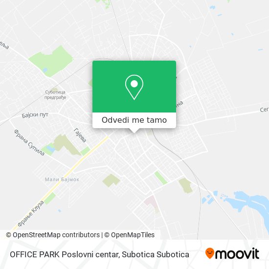 OFFICE PARK Poslovni centar mapa