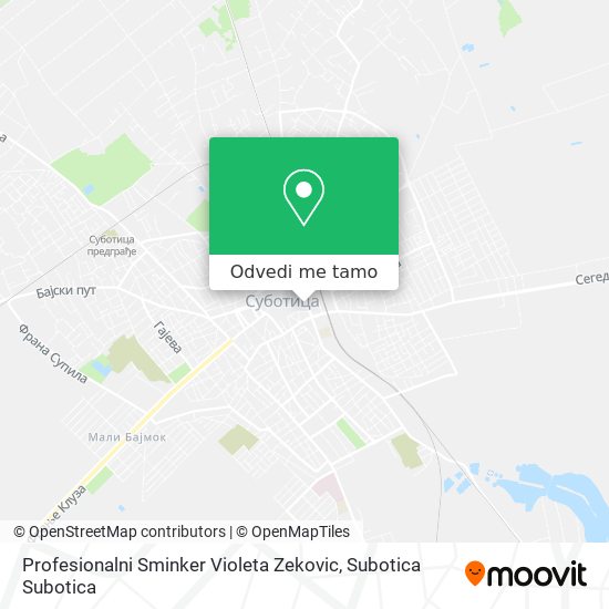 Profesionalni Sminker Violeta Zekovic mapa