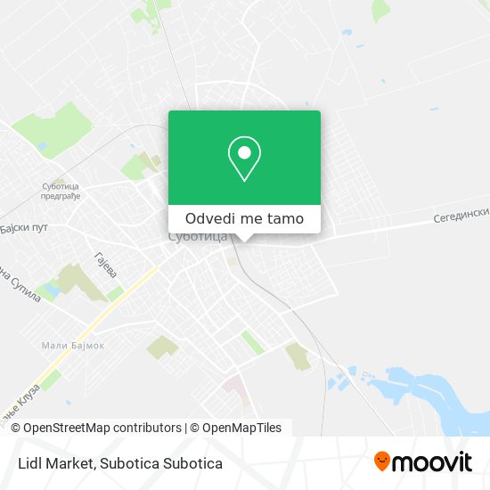 Lidl Market mapa