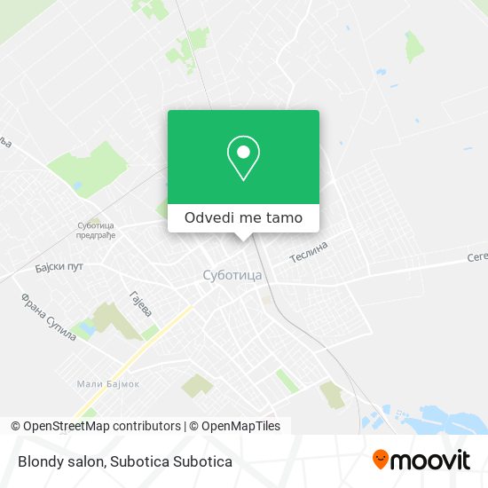 Blondy salon mapa