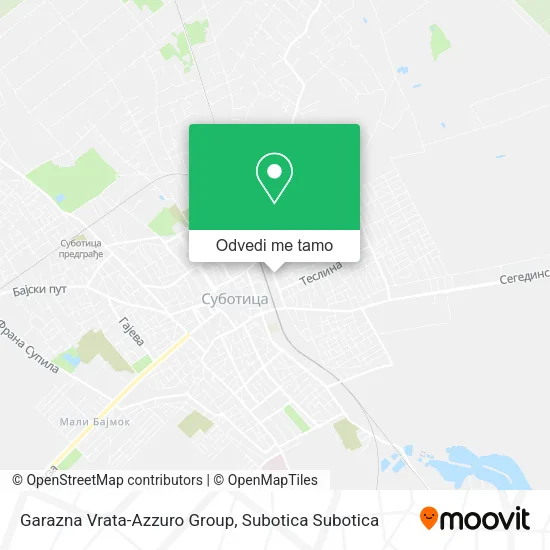 Garazna Vrata-Azzuro Group mapa