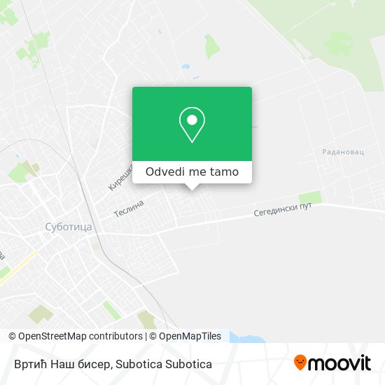 Вртић Наш бисер mapa