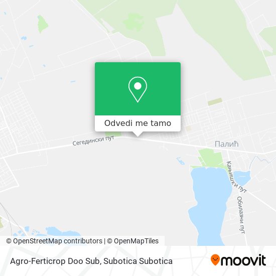 Agro-Ferticrop Doo Sub mapa