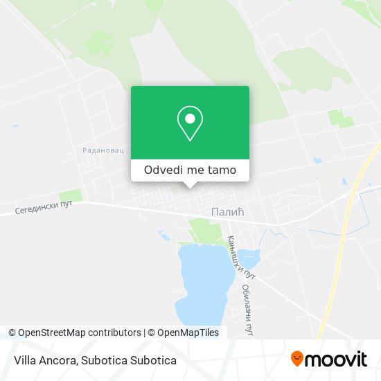 Villa Ancora mapa
