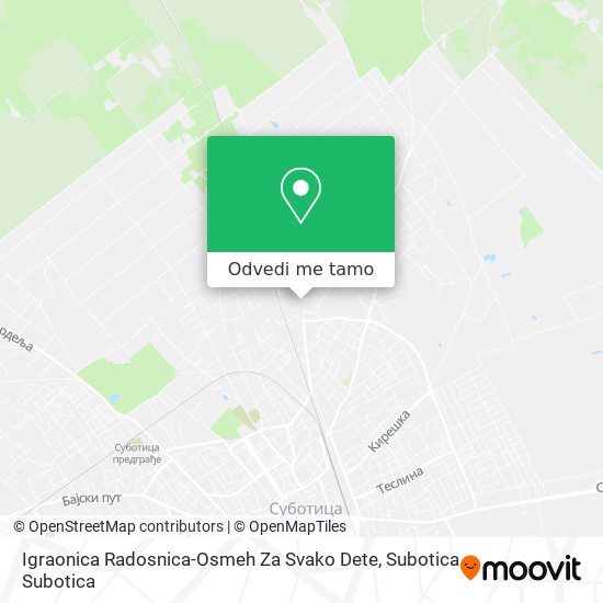 Igraonica Radosnica-Osmeh Za Svako Dete mapa