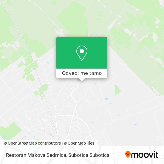 Restoran Makova Sedmica mapa