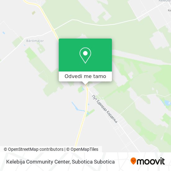 Kelebija Community Center mapa