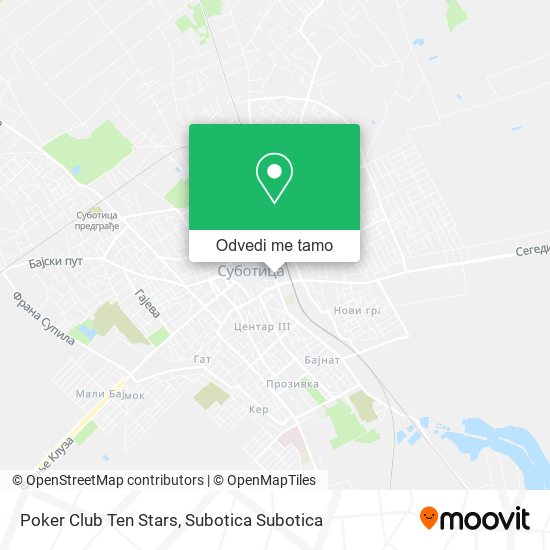 Poker Club Ten Stars mapa