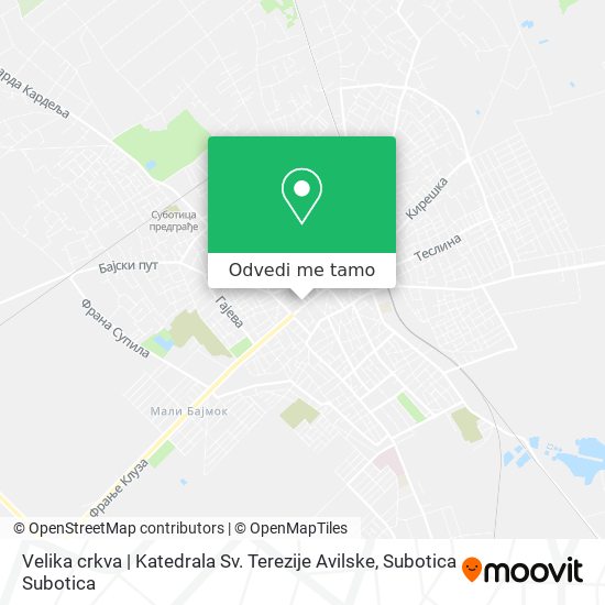 Velika crkva  | Katedrala Sv. Terezije Avilske mapa