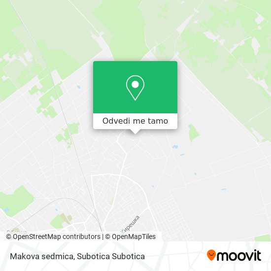 Makova sedmica mapa