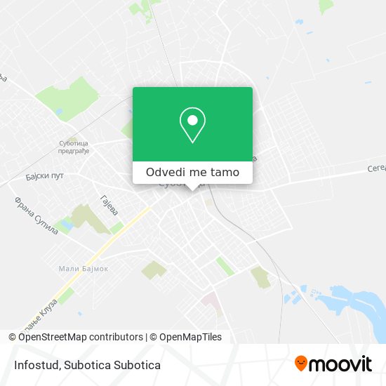 Infostud mapa