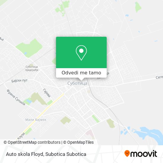 Auto skola Floyd mapa