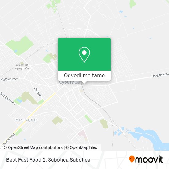 Best Fast Food 2 mapa
