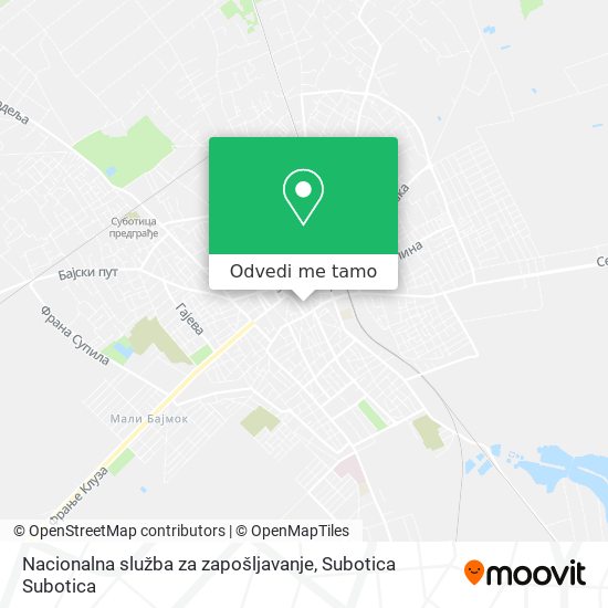 Nacionalna služba za zapošljavanje mapa