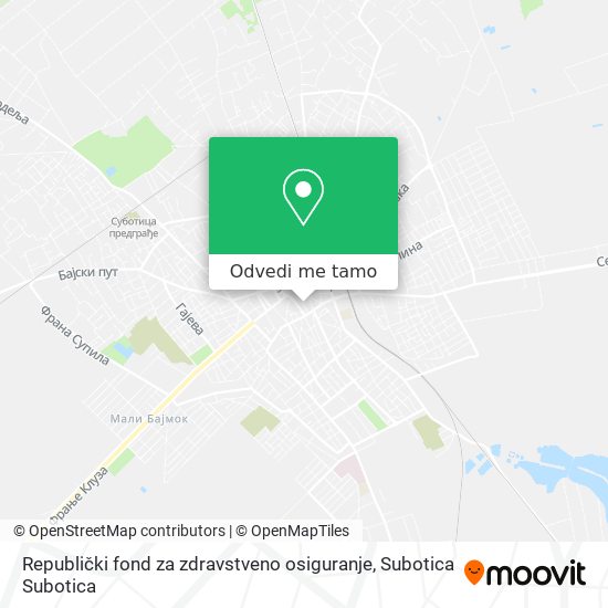 Republički fond za zdravstveno osiguranje mapa