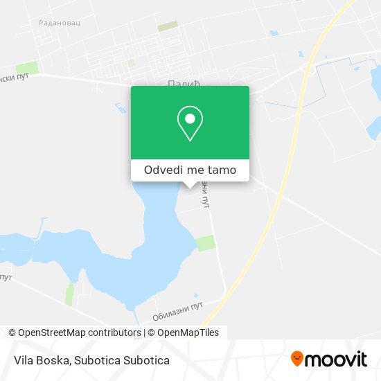Vila Boska mapa