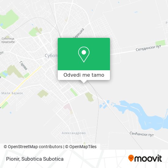 Pionir mapa