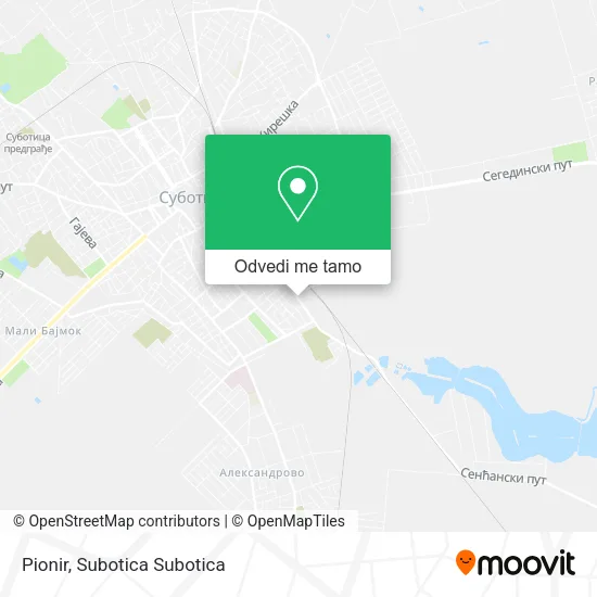 Pionir mapa