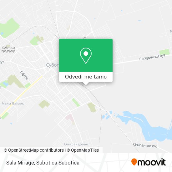 Sala Mirage mapa