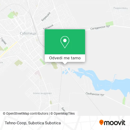 Tehno-Coop mapa