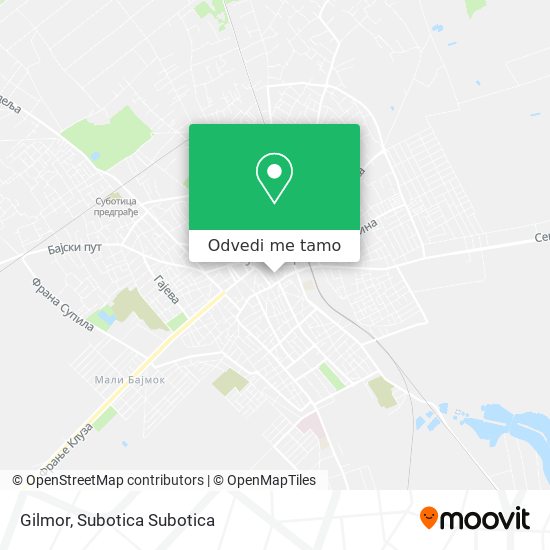 Gilmor mapa