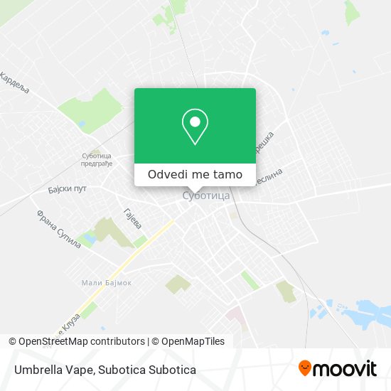 Umbrella Vape mapa