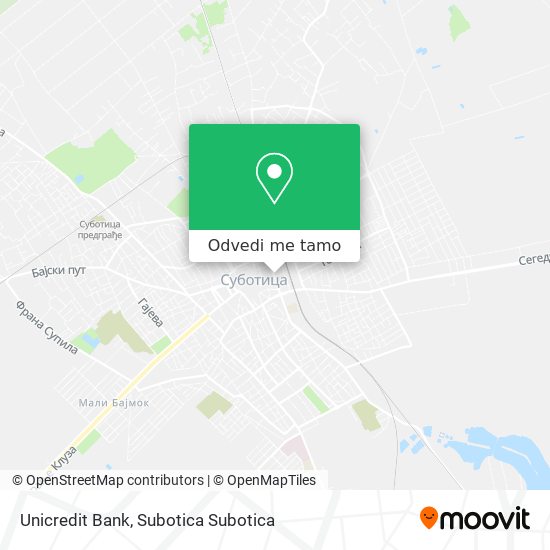 Unicredit Bank mapa