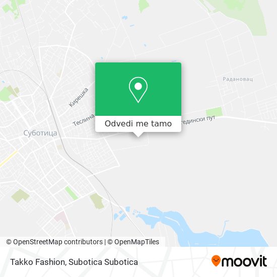 Takko Fashion mapa