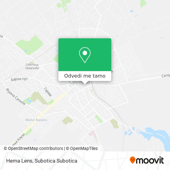 Hema Lens mapa