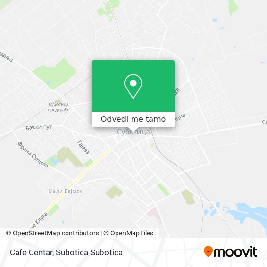 Cafe Centar mapa