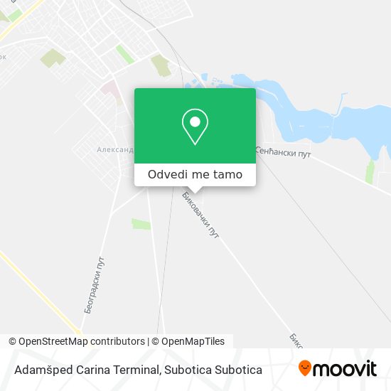 Adamšped Carina Terminal mapa