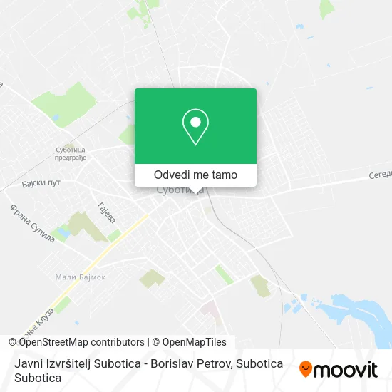 Javni Izvršitelj Subotica - Borislav Petrov mapa