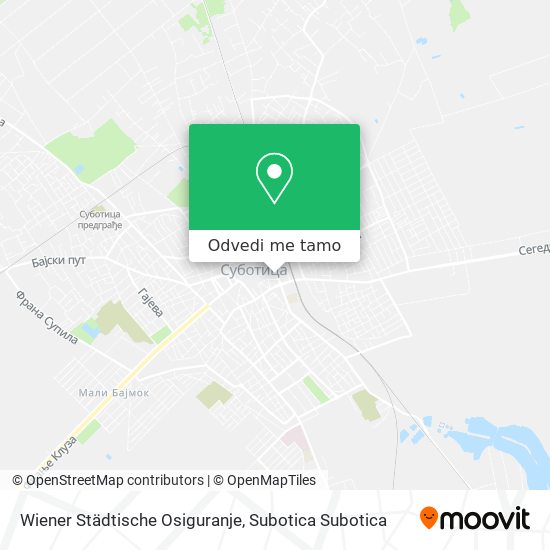 Wiener Städtische Osiguranje mapa