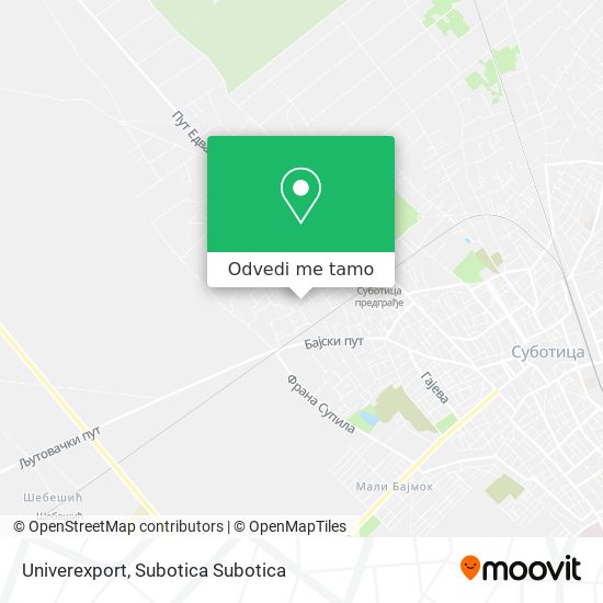 Univerexport mapa