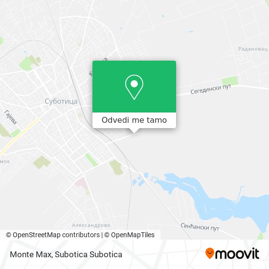 Monte Max mapa